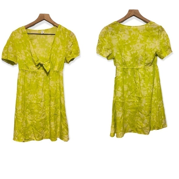 NWT Nordstrom Bp Green Tie Front Knot Dress Size XS. Beach coverup - Picture 1 of 7